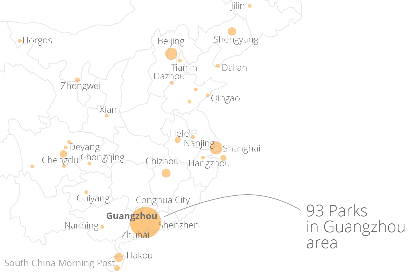 China bio tech map